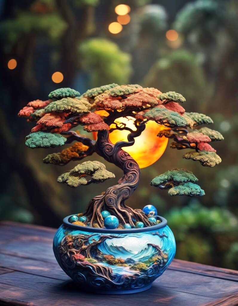 Bonsarium seasonal changes