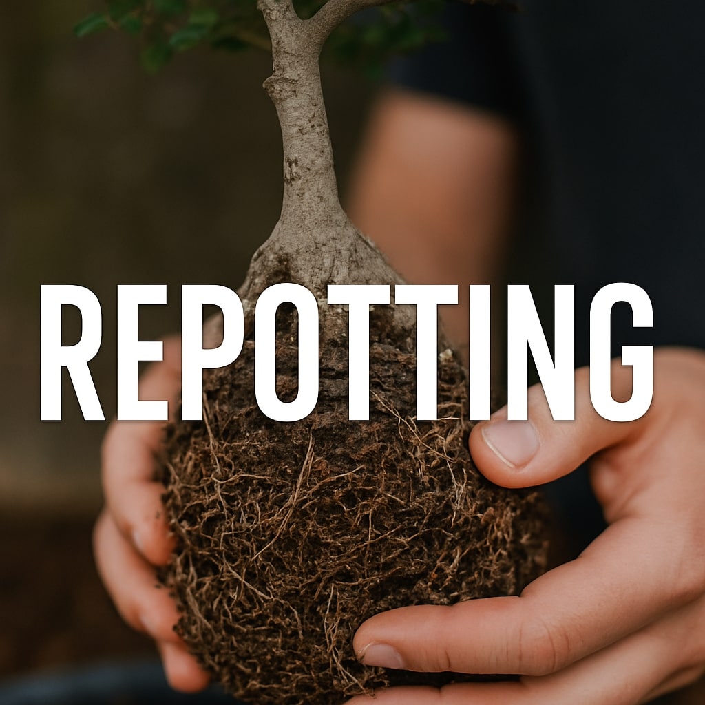 Bonsai Care repotting