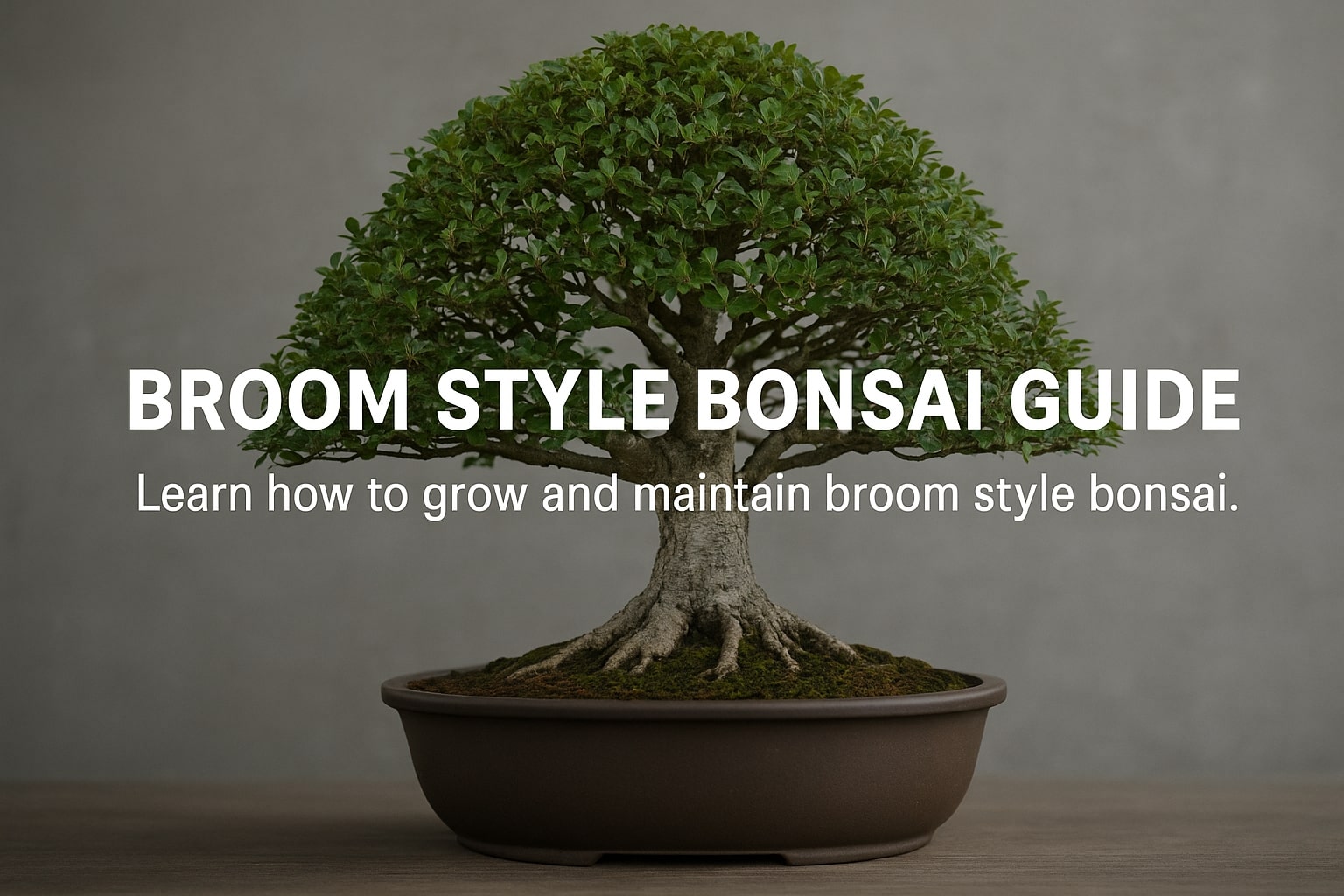 Broom Style Bonsai Guide main