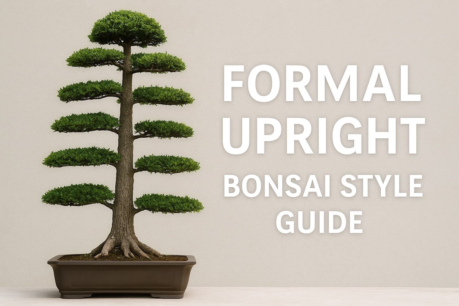 Formal upright style bonsai
