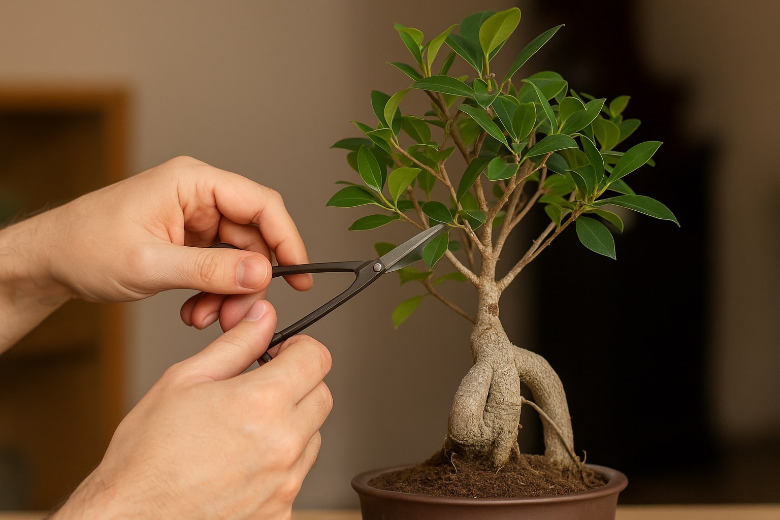 Pruning a bonsai tree main