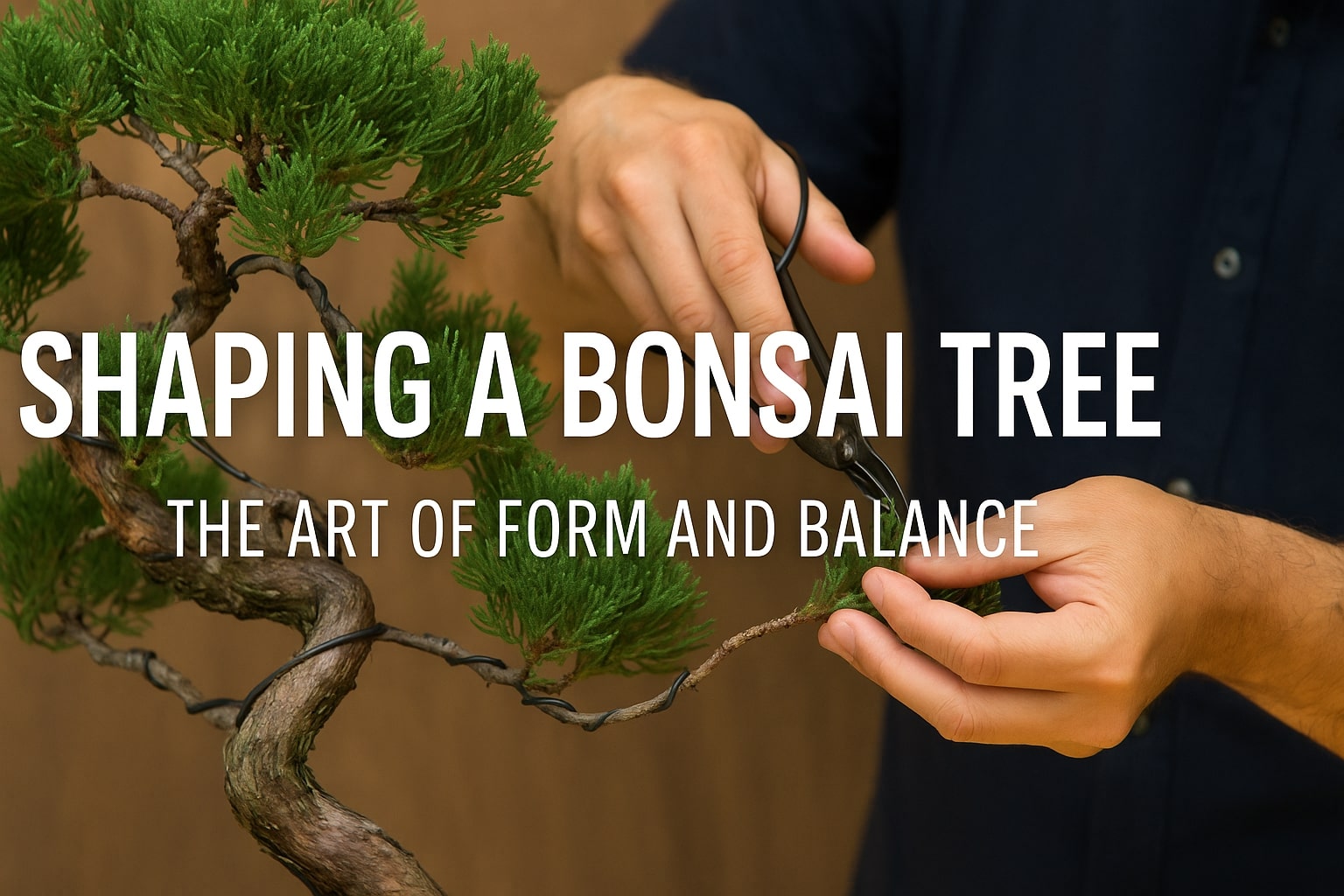 Learn how shaping a bonsai tree blends art, patience, and technique. Master pruning, wiring, and design for stunning natural forms.