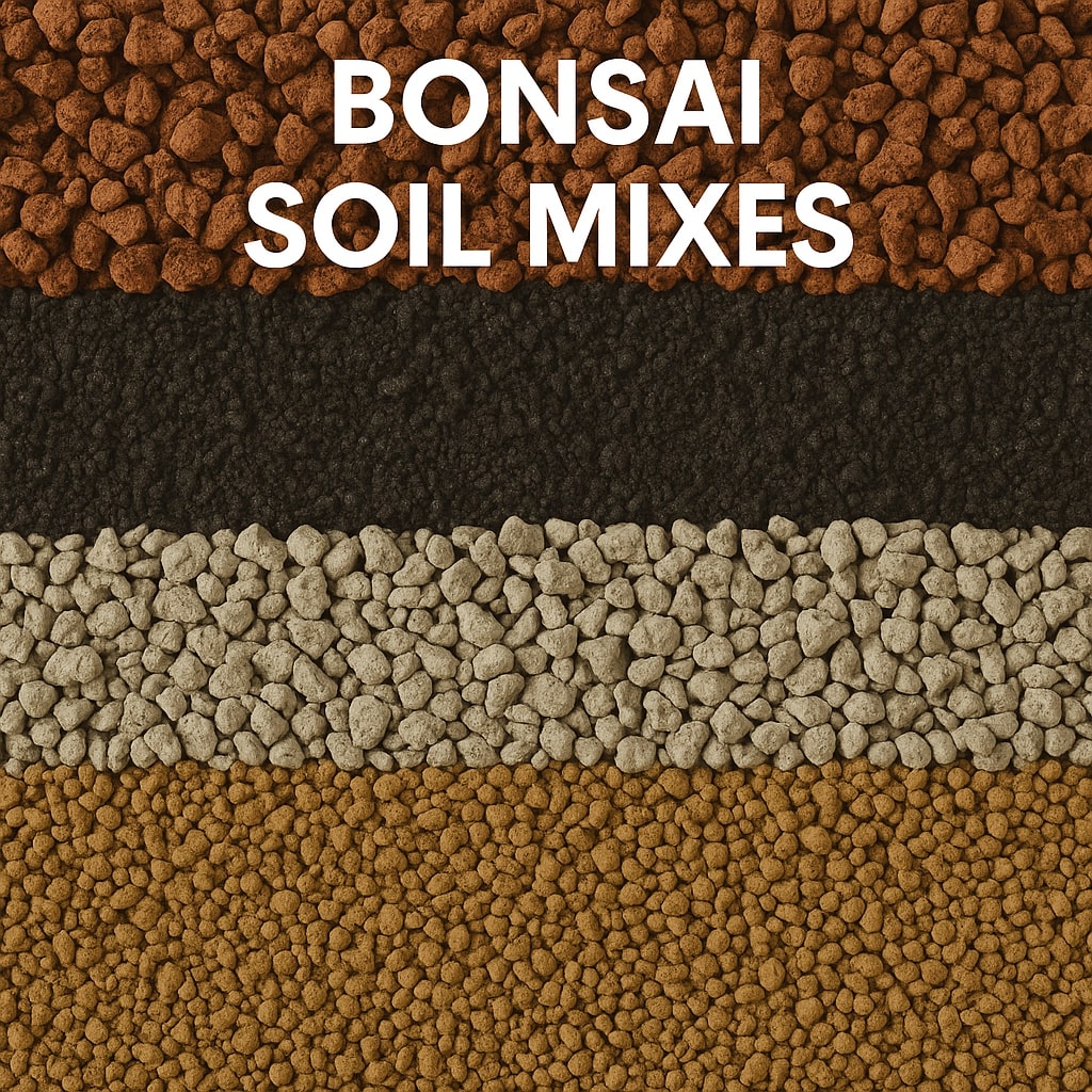 Bonsai soil mixes