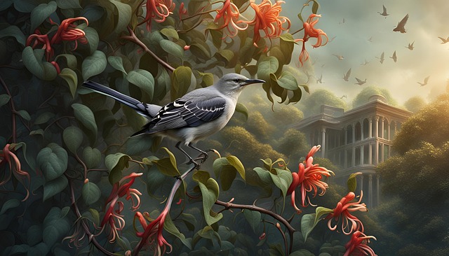 Bonsai wildlife companions bird