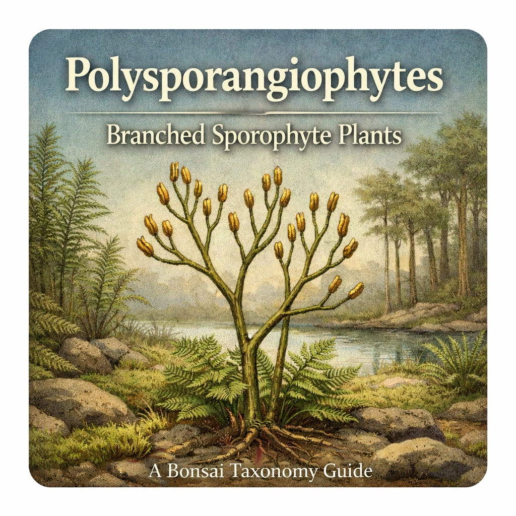 Polysporangiophytes taxonomy guide main bonsai groups