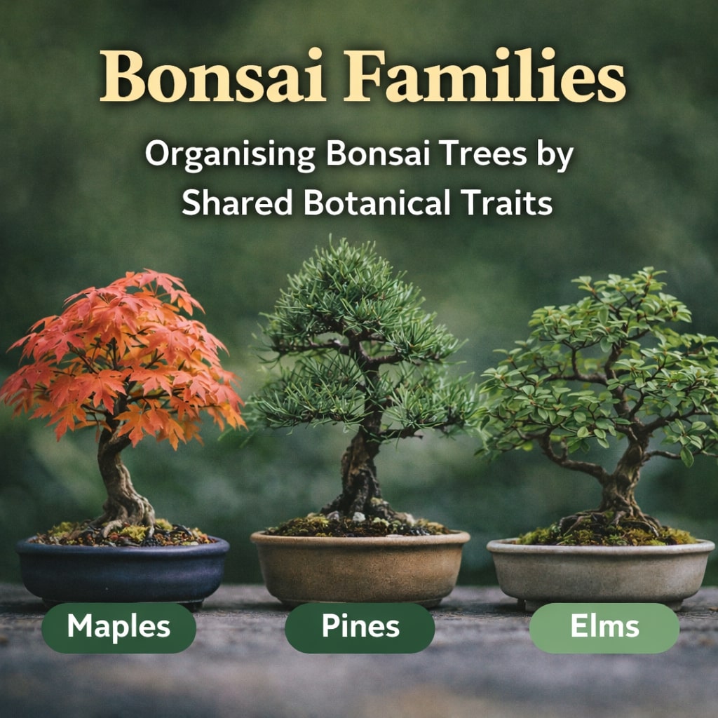 bonsai tree families taxonomy main