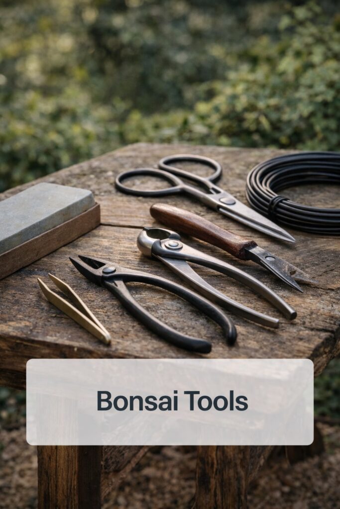 Budding backyard bonsaist bonsai tools