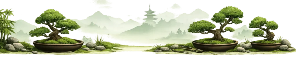 Budding backyard bonsaist separator line