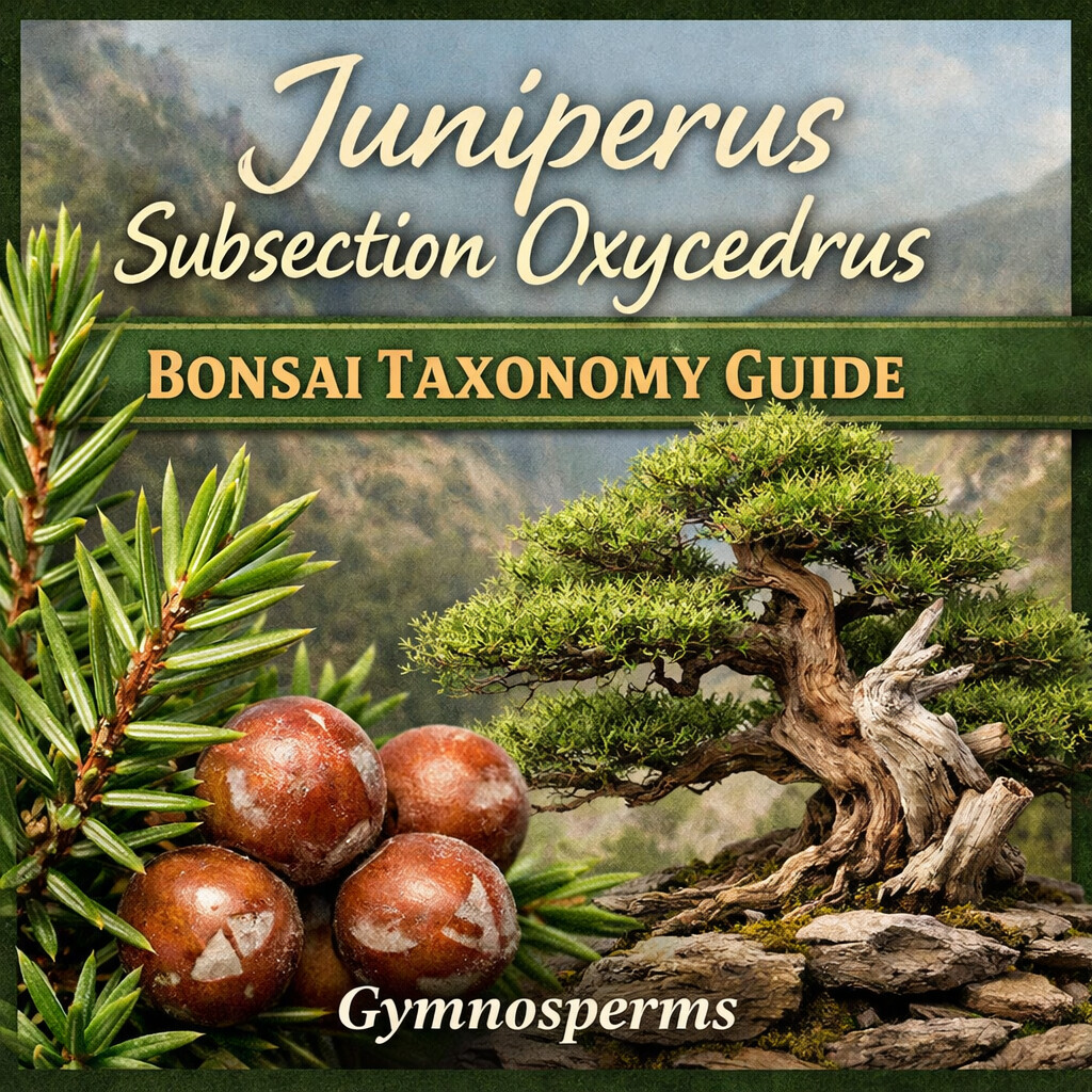 Juniperus Subsection Oxycedrus Taxonomy Guide