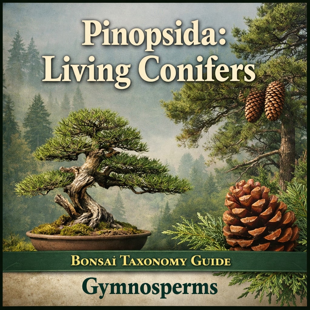 Pinopsida living conifers taxonomy guide
