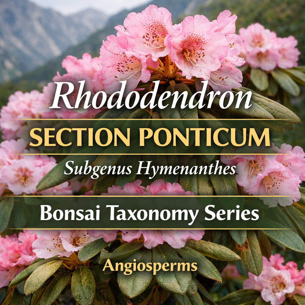 Rhododendron Section Ponticum Taxonomy Guide