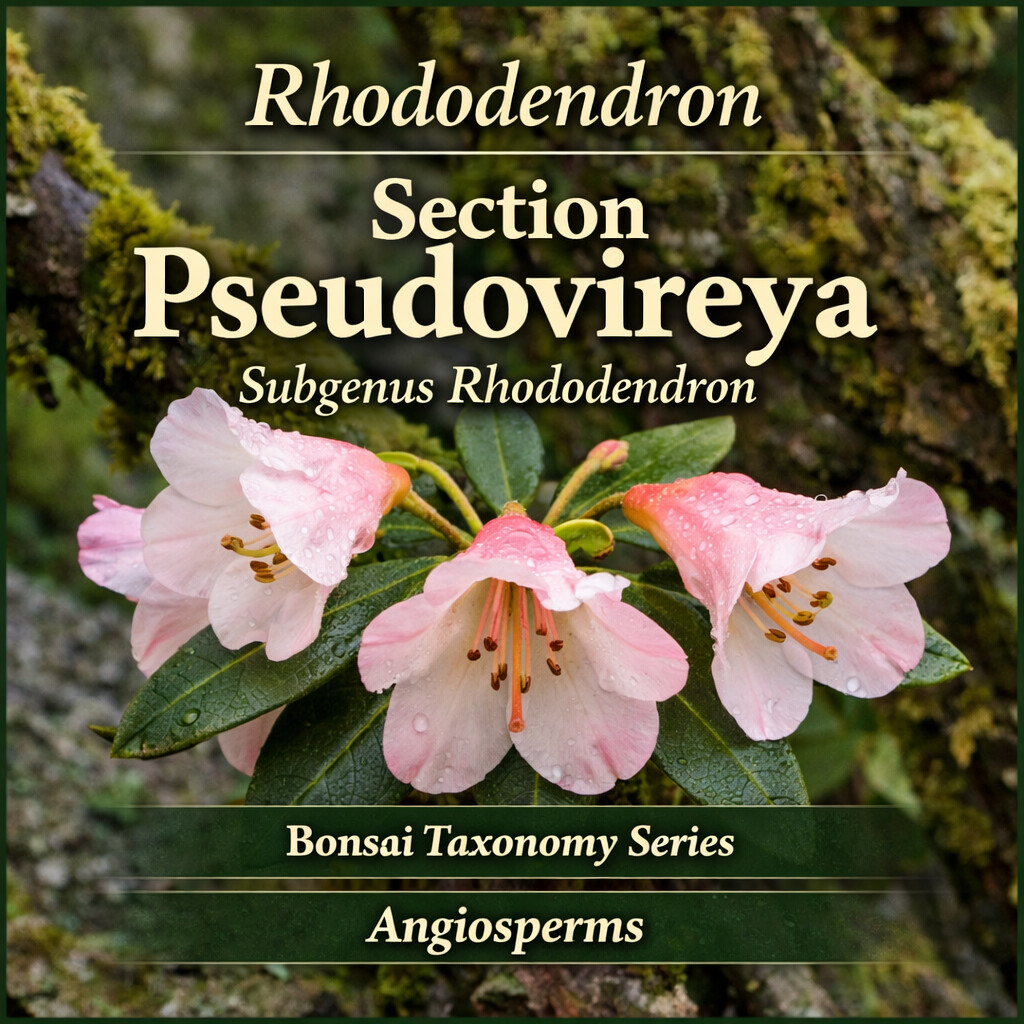 Rhododendron Section Pseudovireya Taxonomy Guide