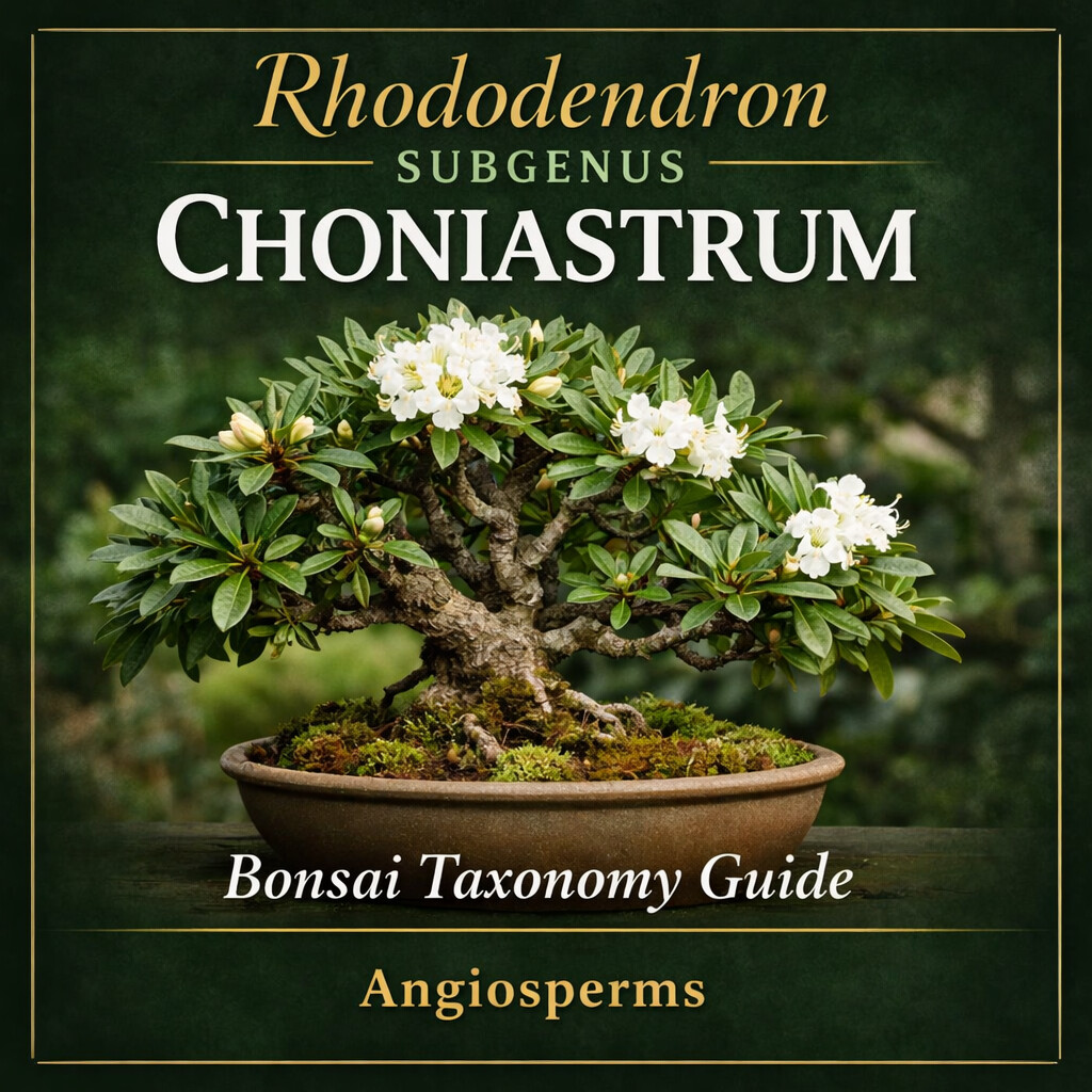 Rhododendron Subgenus Choniastrum Taxonomy Guide