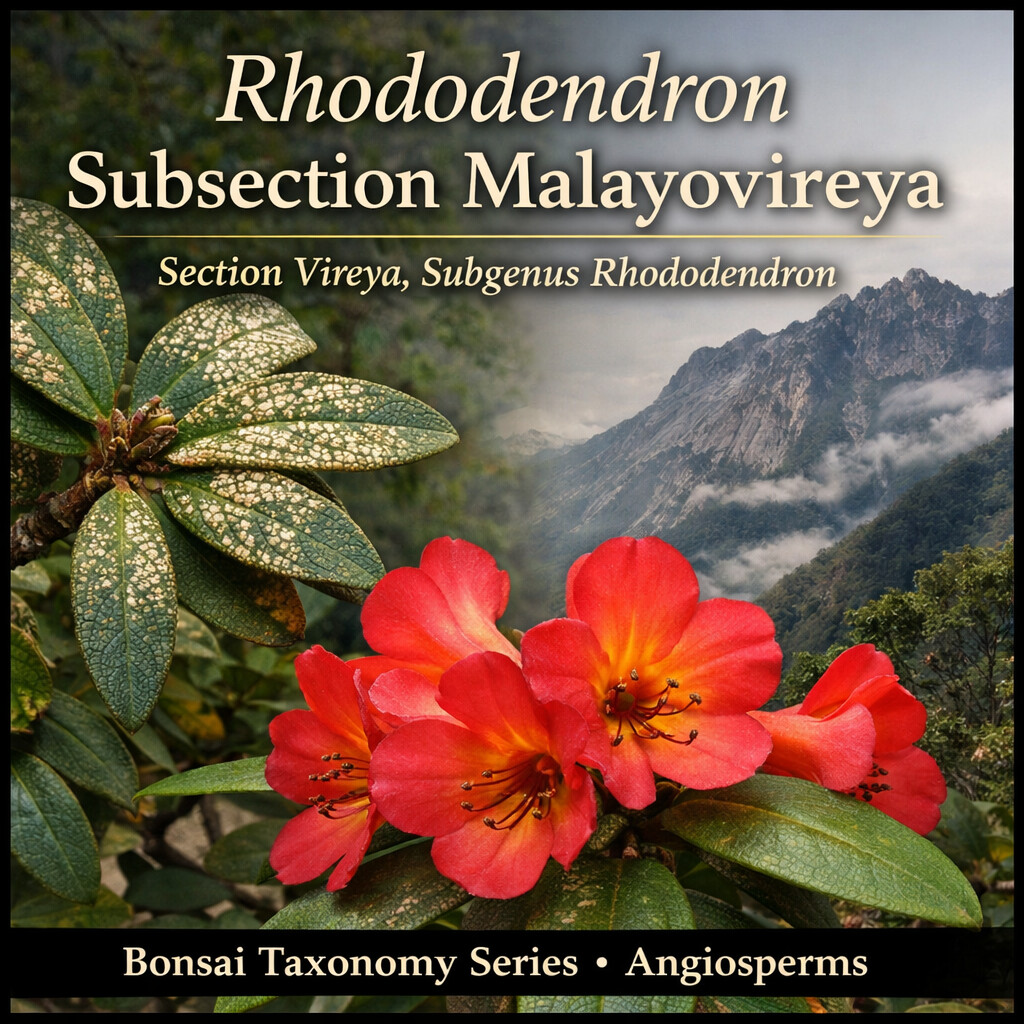 Rhododendron Subsection Malayovireya Taxonomy Guide
