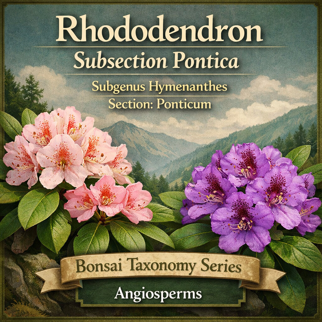 Rhododendron Subsection Pontica Taxonomy Guide