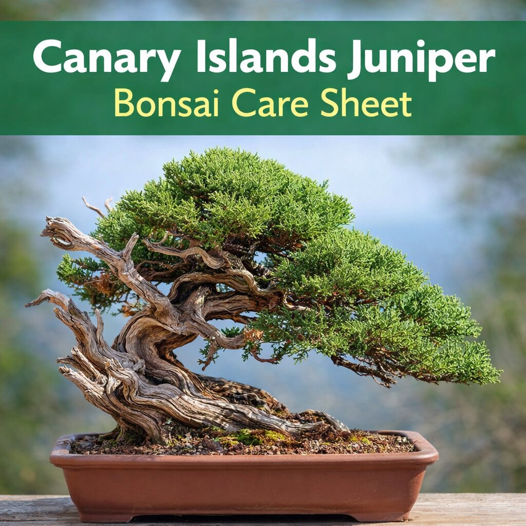 Canary Islands Juniper Bonsai Care Sheet