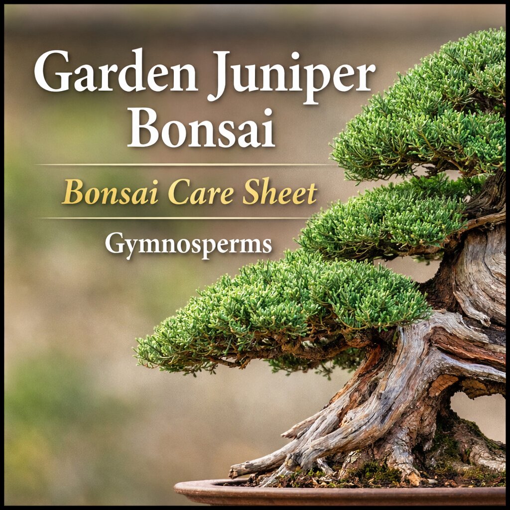 Garden Juniper Bonsai Care Sheet
