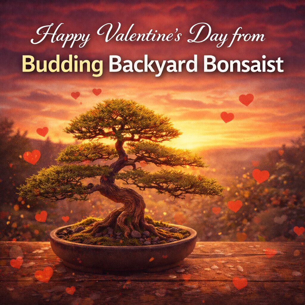 Happy Valentine’s Day from Budding Backyard Bonsaist