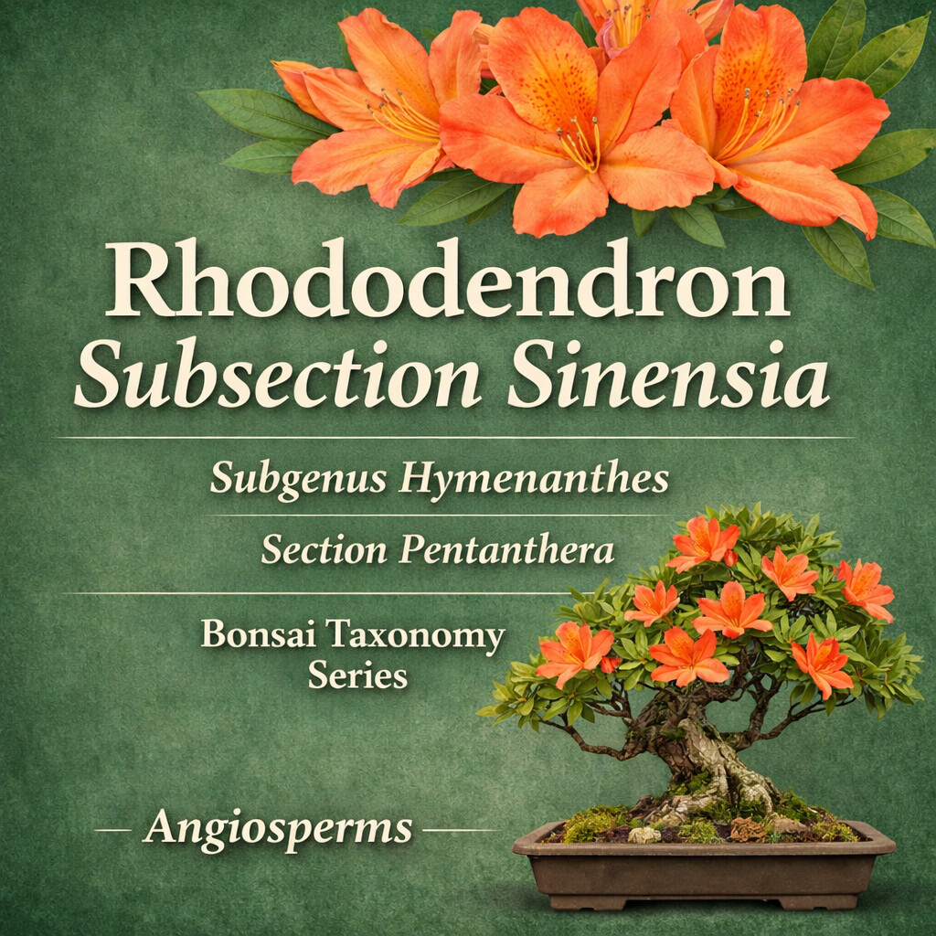 Rhododendron Subsection Sinensia Taxonomy Guide main