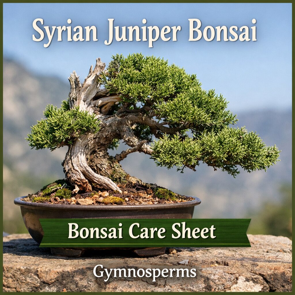 Syrian Juniper Bonsai Care Sheet