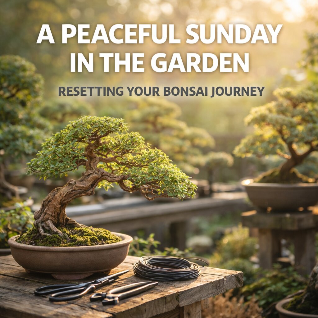 A Peaceful Sunday in the Garden Resetting Your Bonsai Journey