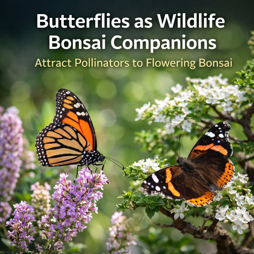 Butterflies as Wildlife Bonsai Companions