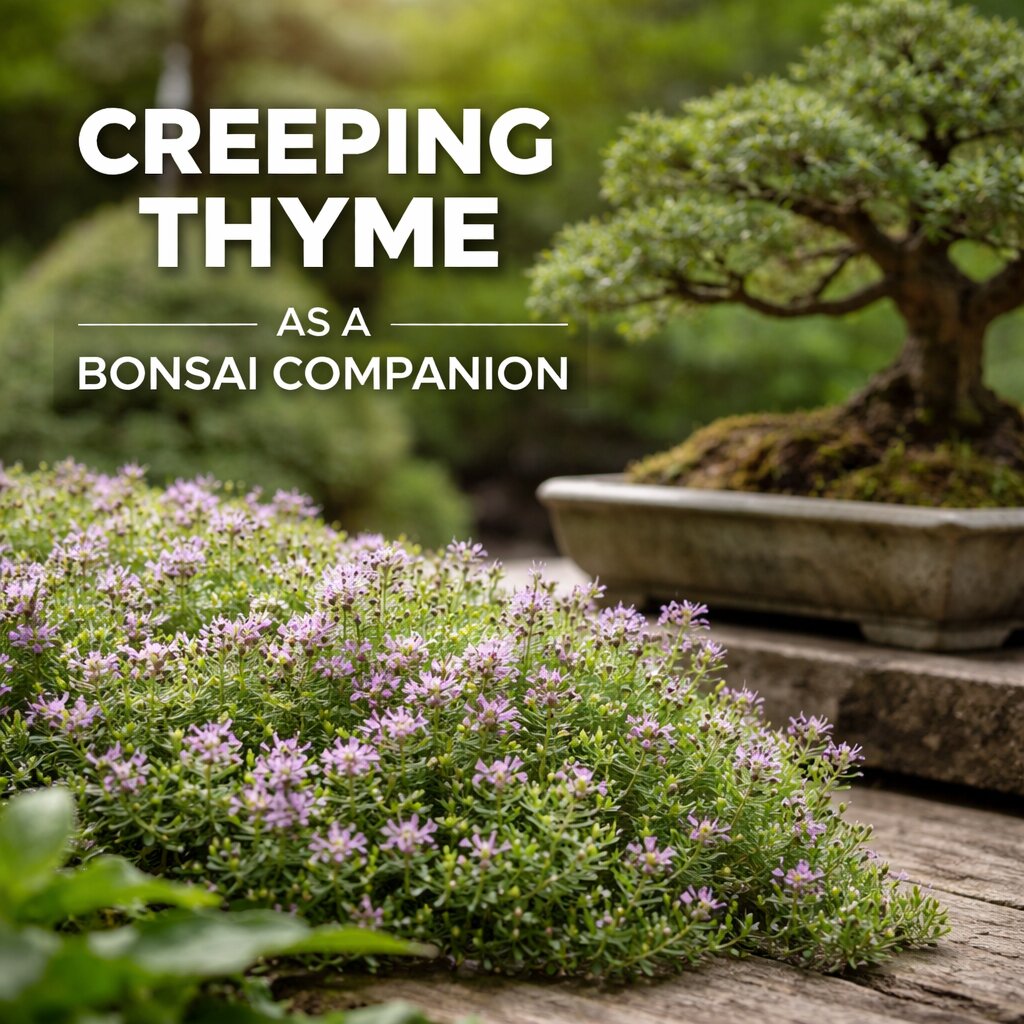 Creeping Thyme as a Bonsai Companion Plant