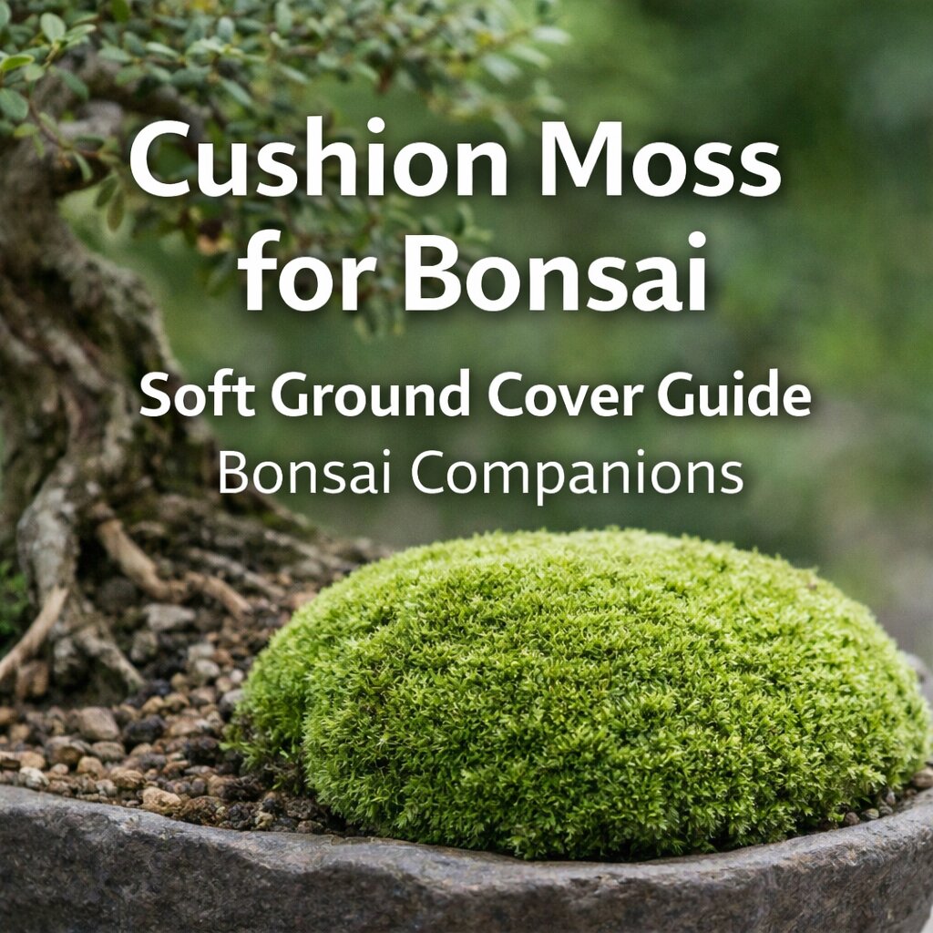 Cushion Moss for Bonsai: A Soft Ground Cover Guide