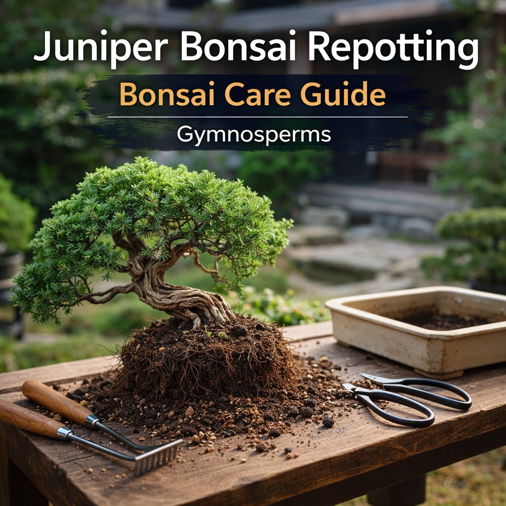 Juniper bonsai repotting guide for healthy root development main
