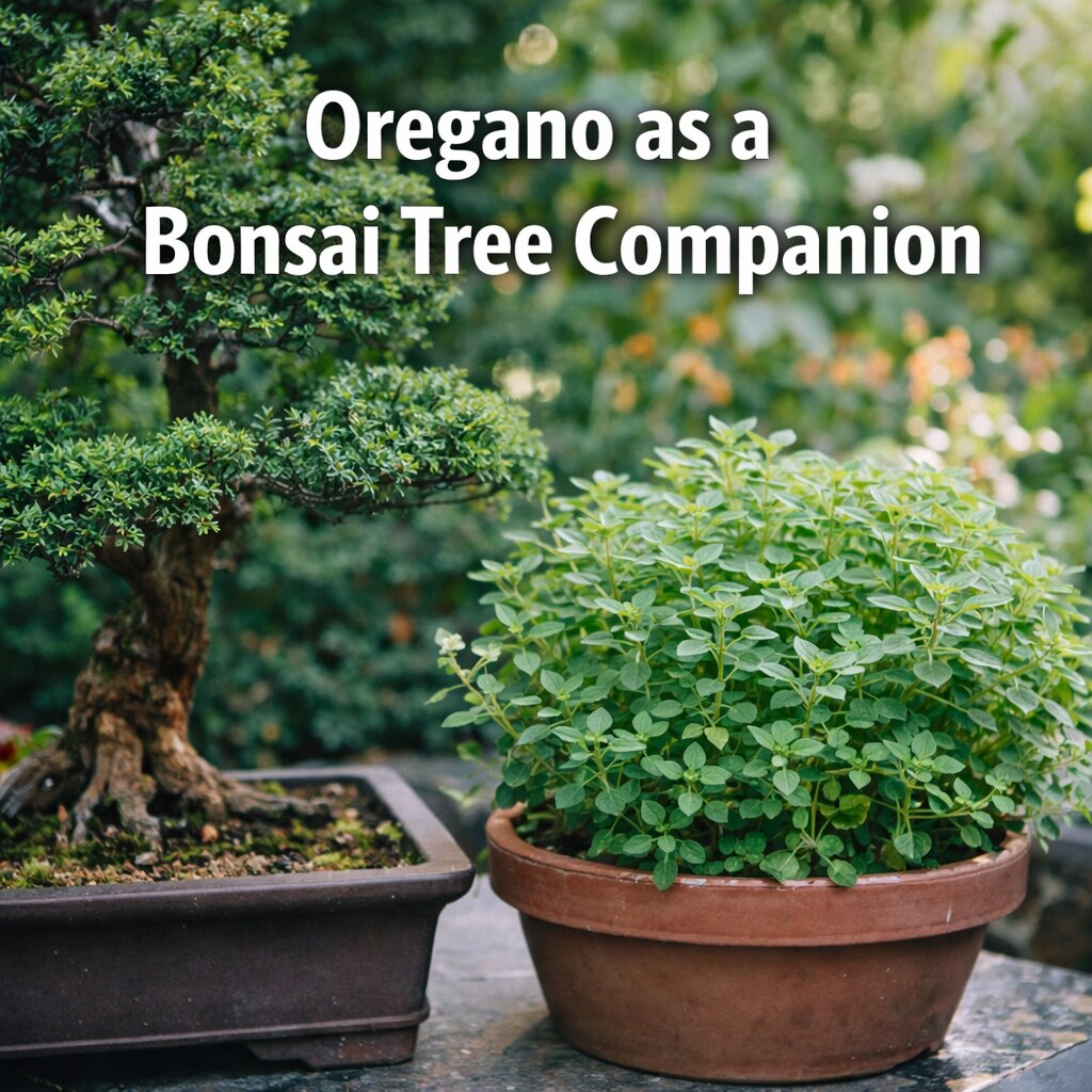 Oregano as a Bonsai Tree Companion in Your Garden