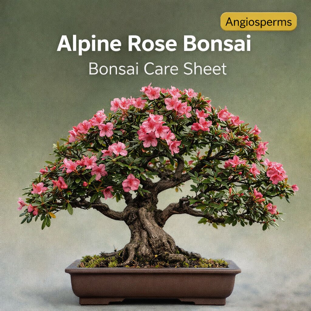 Alpine Rose Bonsai Care Sheet