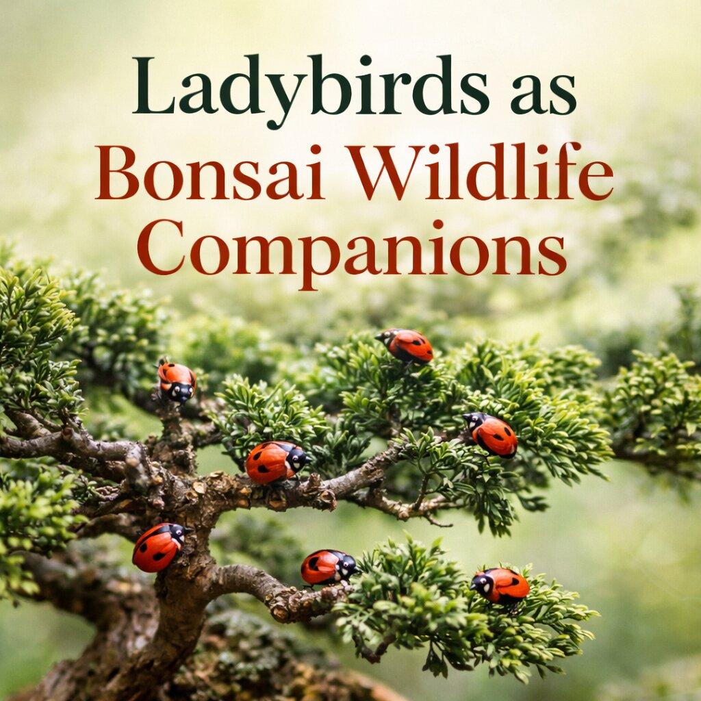 Ladybirds as Bonsai Wildlife Companions