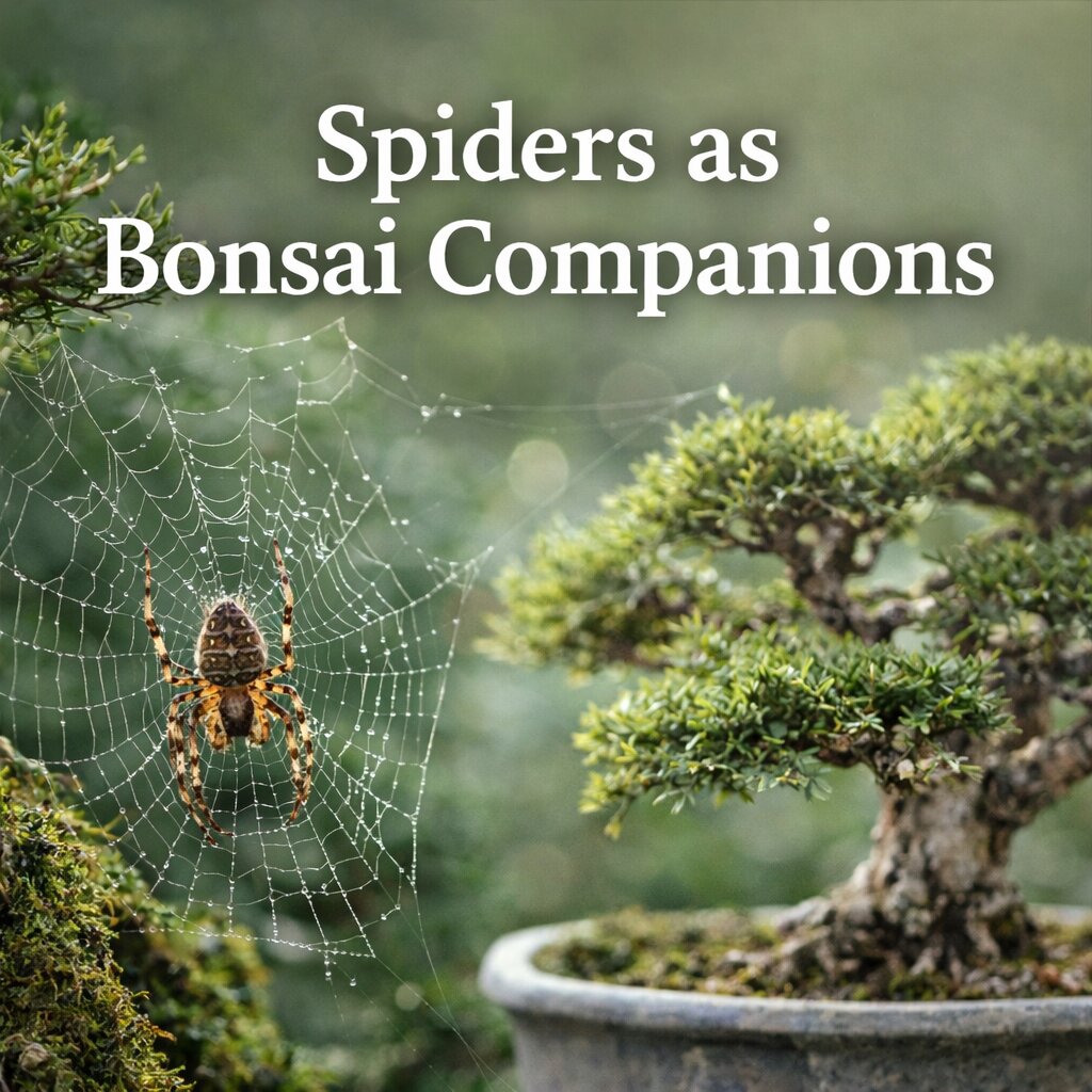 Spiders as Bonsai Wildlife Companions