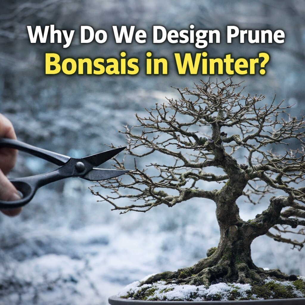 Why Do We Design Prune Bonsais in Winter