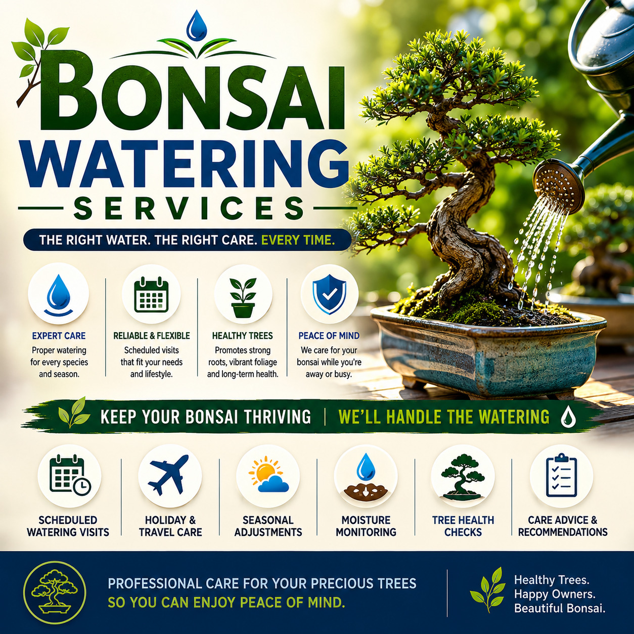 Bonsai Watering Services for Healthy and Thriving Trees
