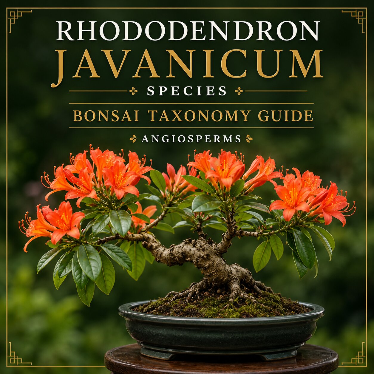 Rhododendron Javanicum Species Taxonomy Guide