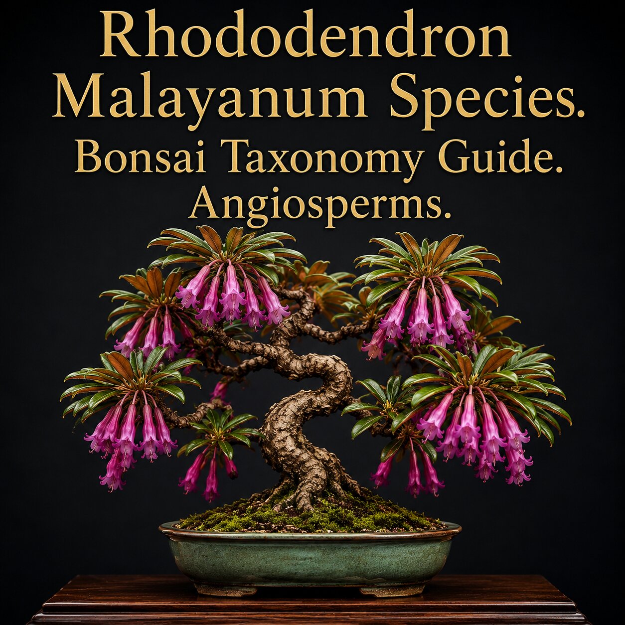Rhododendron Malayanum Species. Bonsai Taxonomy Guide. Angiosperms.