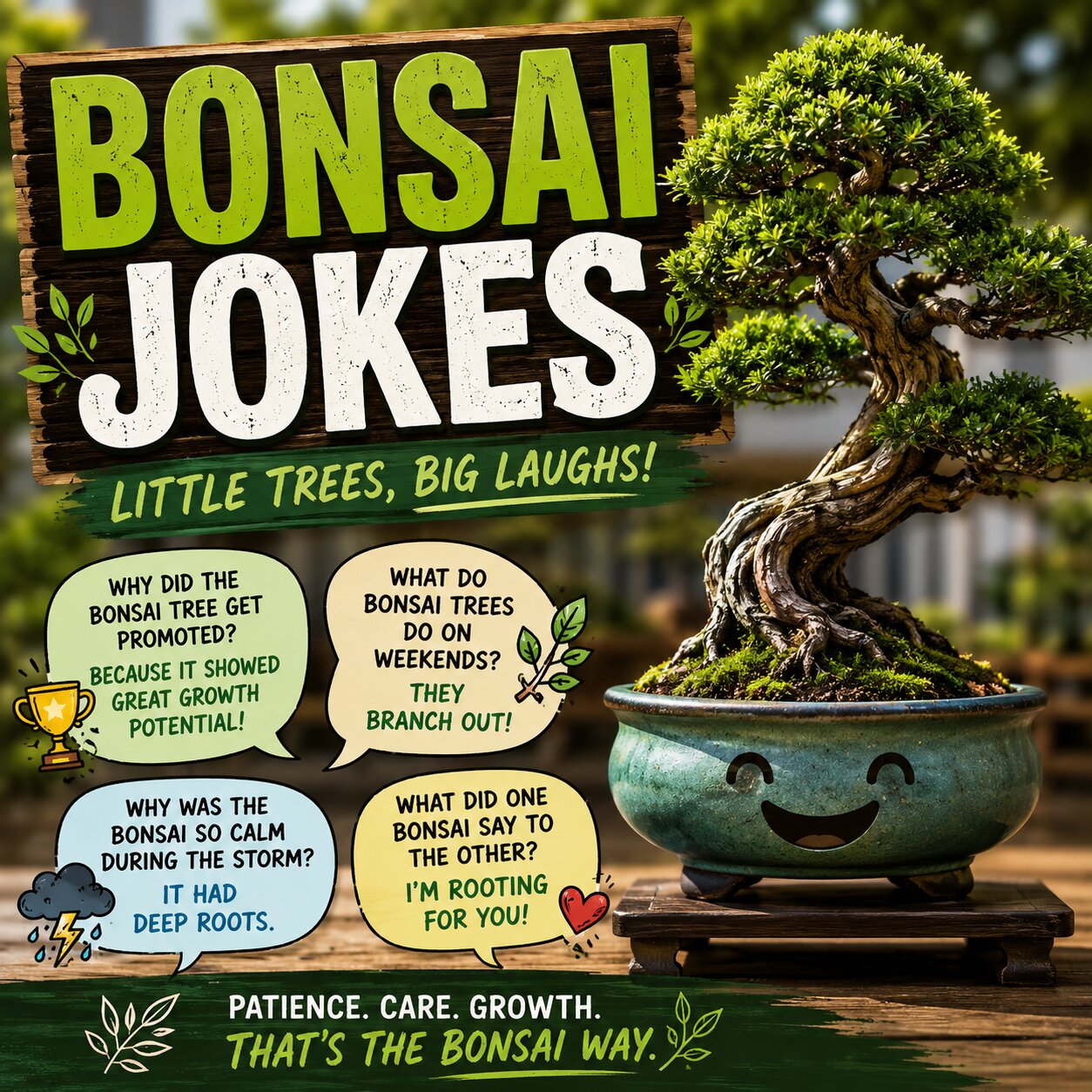 bonsai jokes