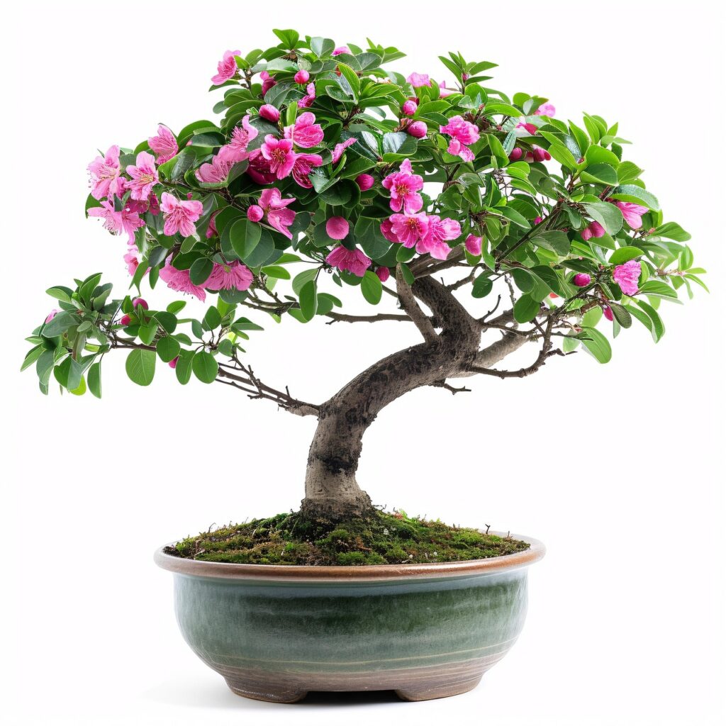 Azalea bonsai repotting 