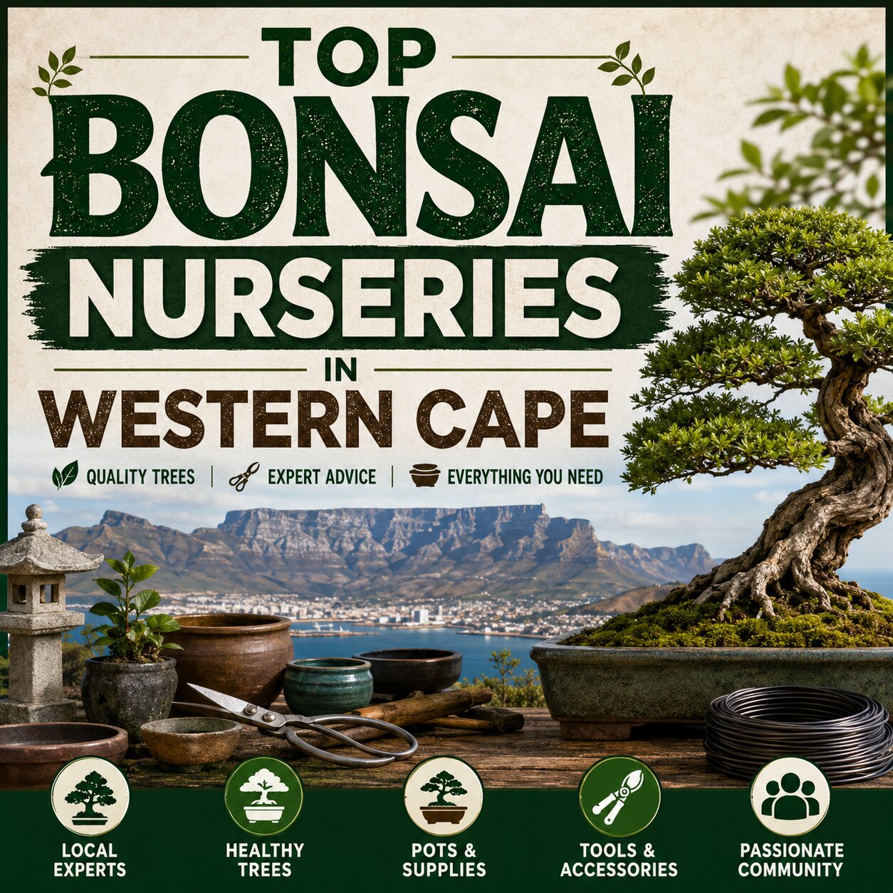 Top Bonsai Nurseries in Western Cape