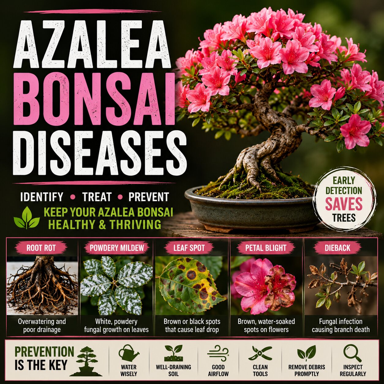azalea bonsai diseases