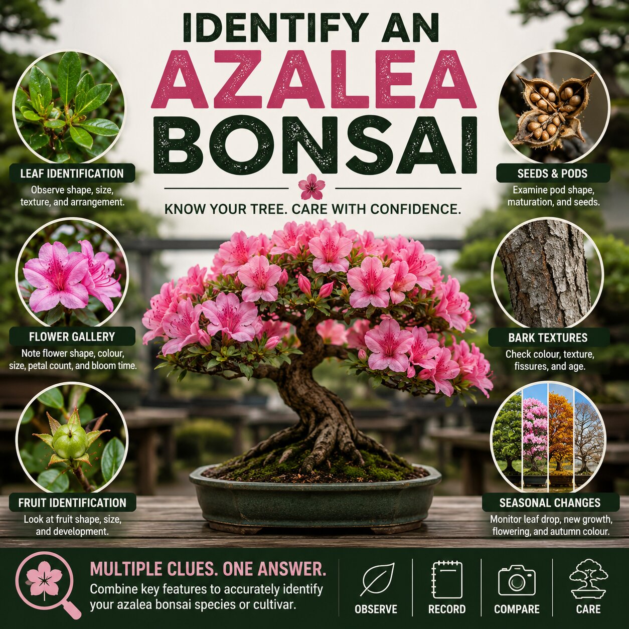 identify an azalea bonsai