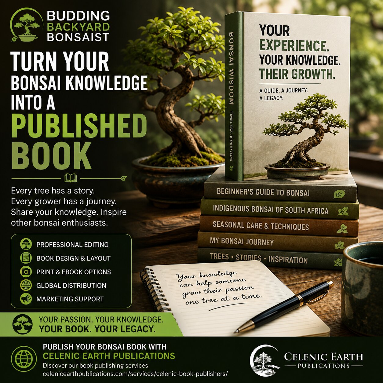 Could Your Bonsai Knowledge Become a Book?