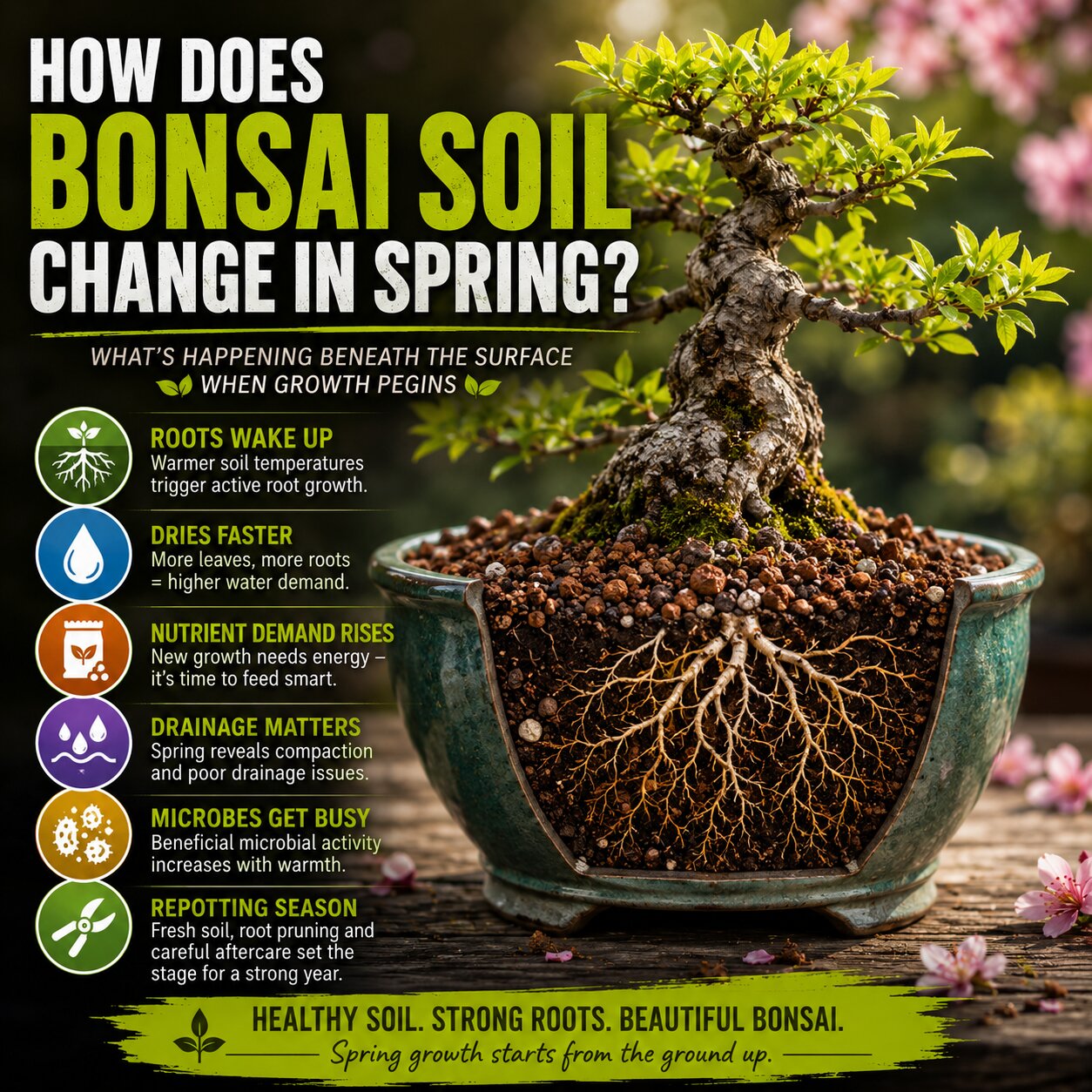 How Does Bonsai Soil Change in Spring