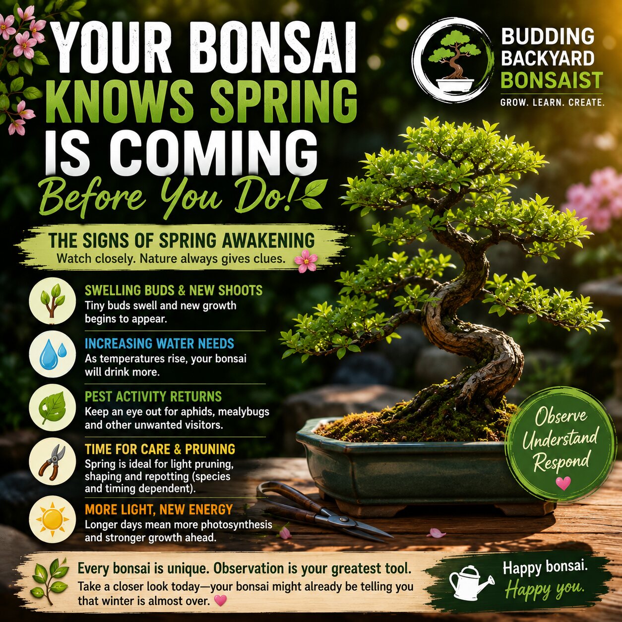 Your Bonsai Knows Spring Is Coming Before You Do