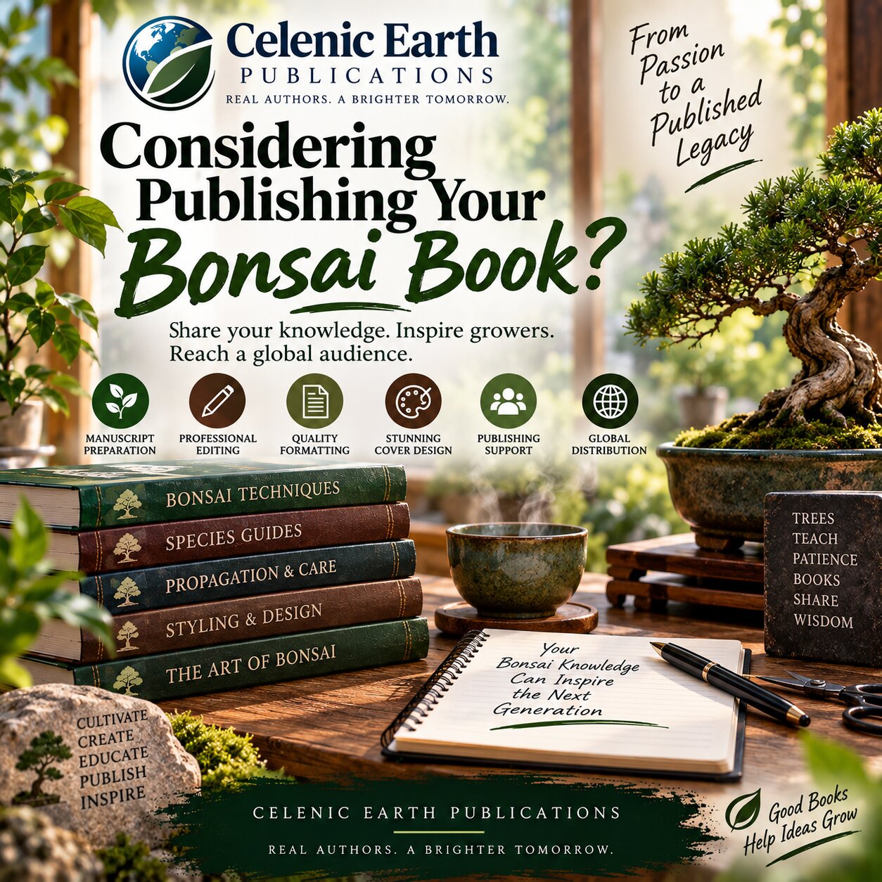 Considering Publishing Your Bonsai Book?