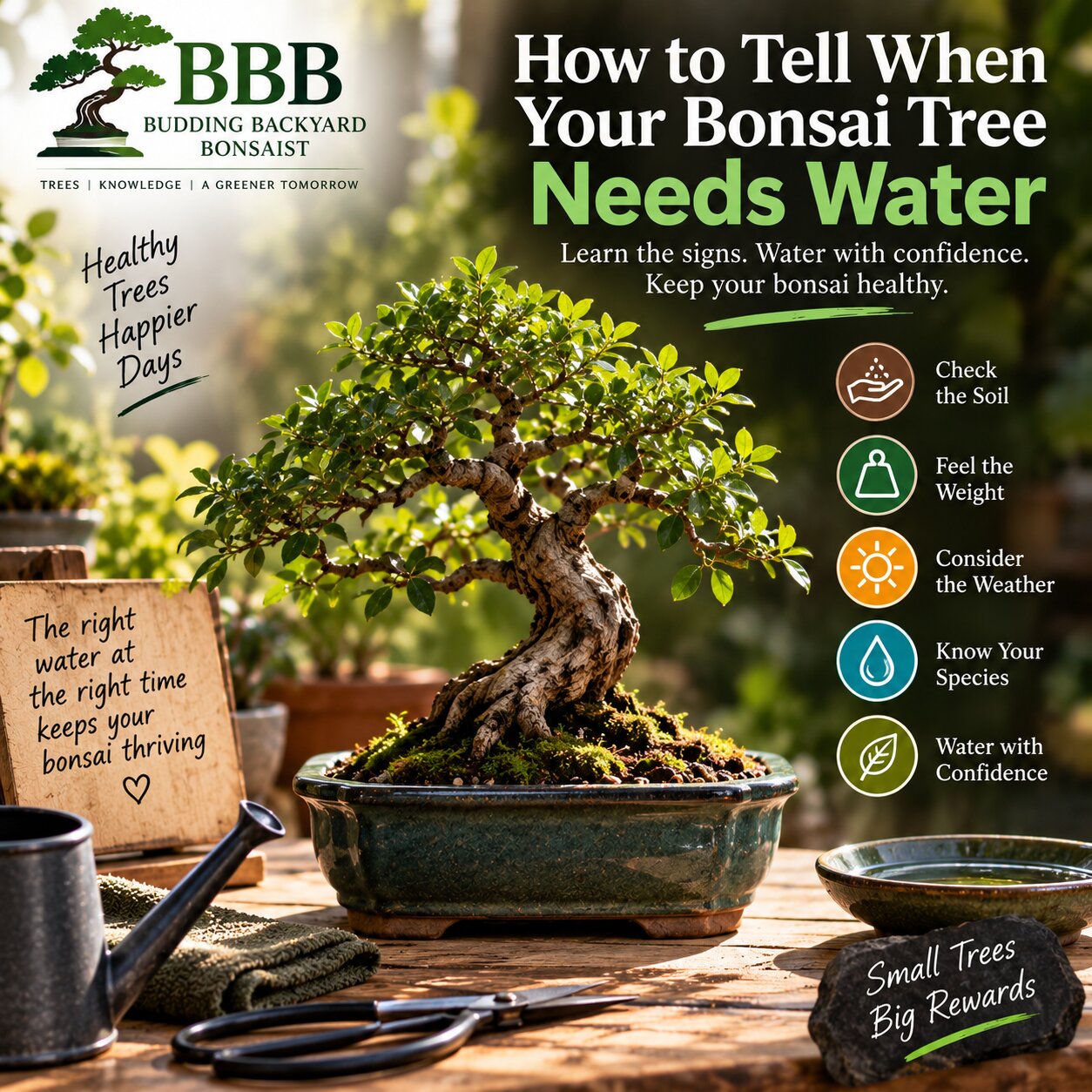 How to Tell When Your Bonsai Tree Needs Water