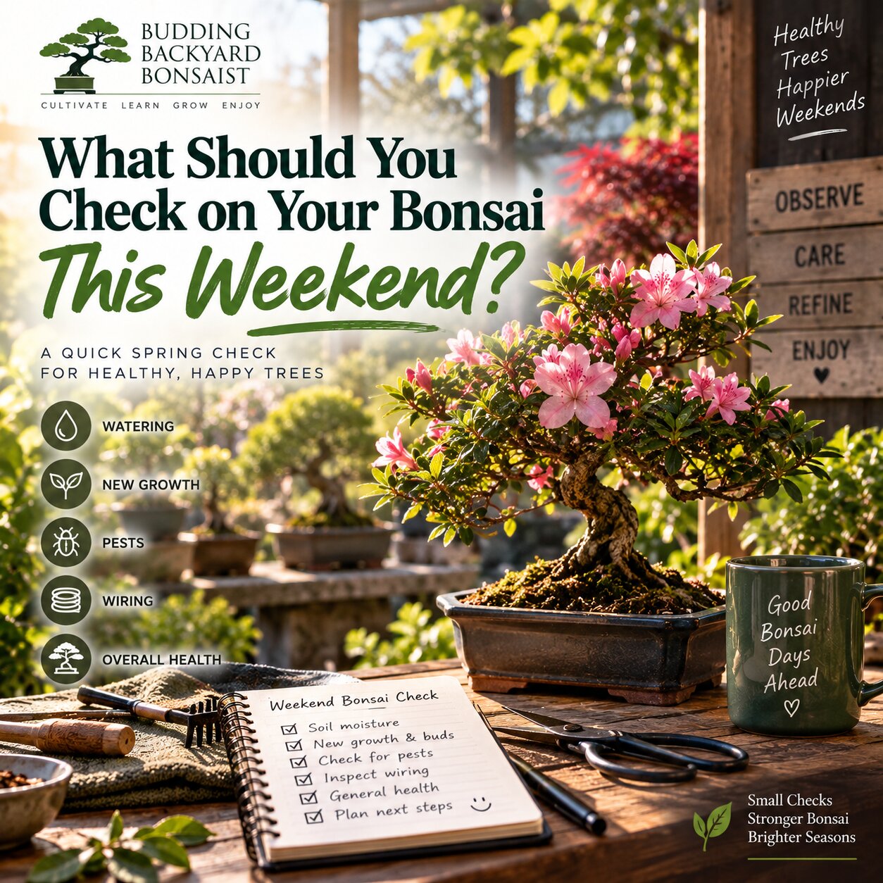 What Should You Check on Your Bonsai This Weekend?