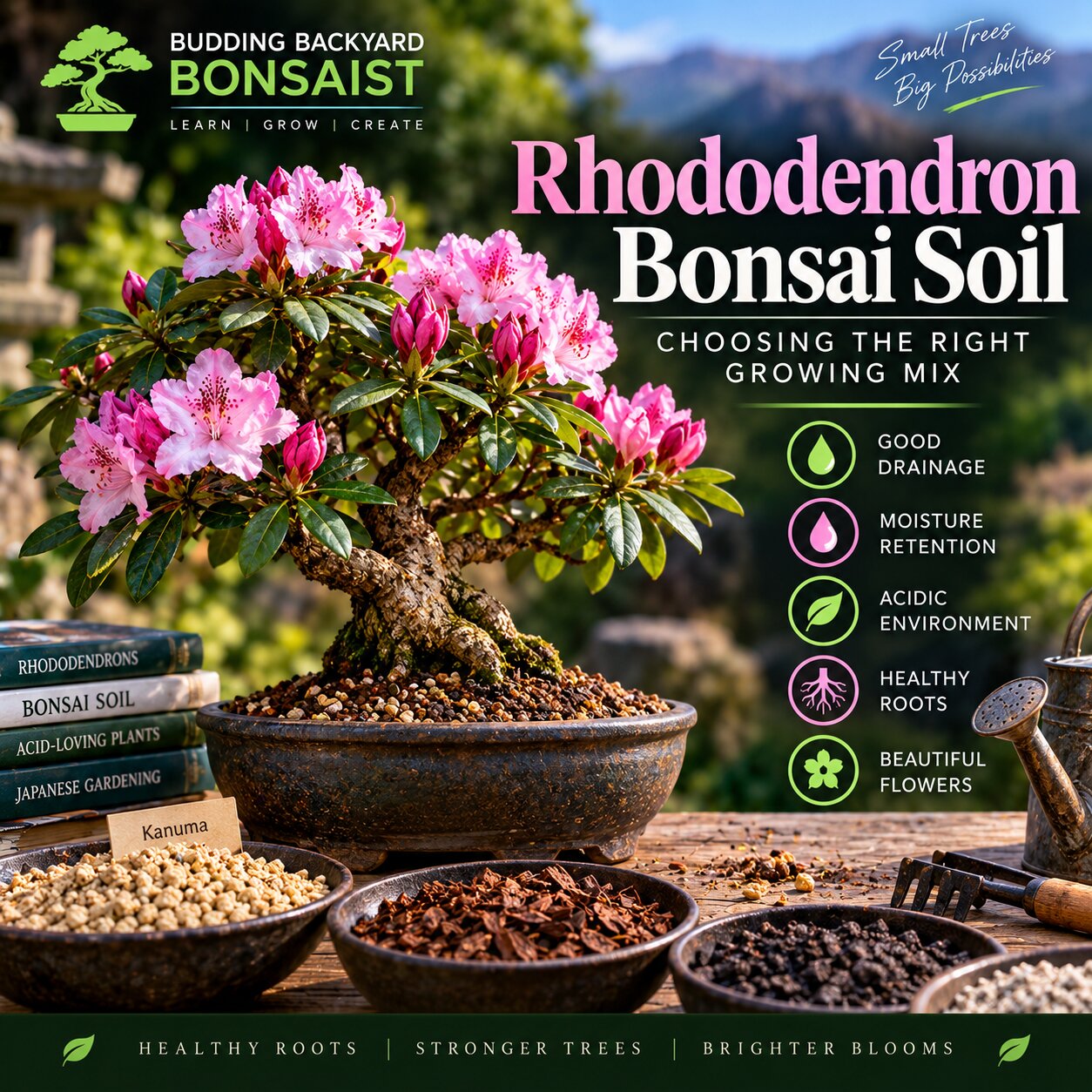 rhododendron bonsai soil