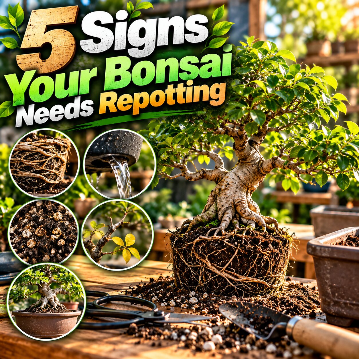 5 Signs Your Bonsai Needs Repotting
